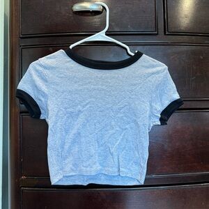 Forever21 cropped basic tee
